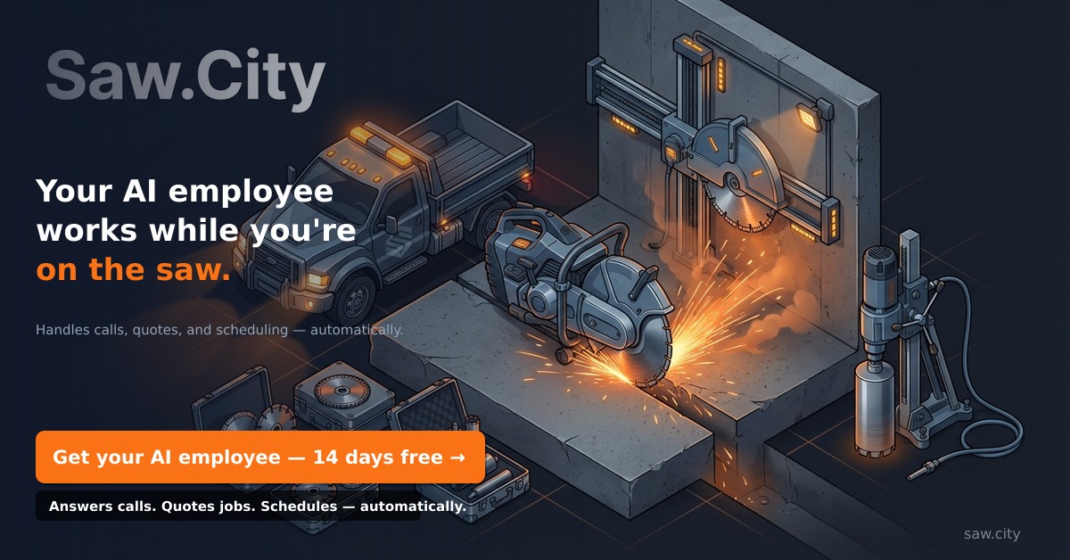 Concrete Cutting? Run Your Business by Voice